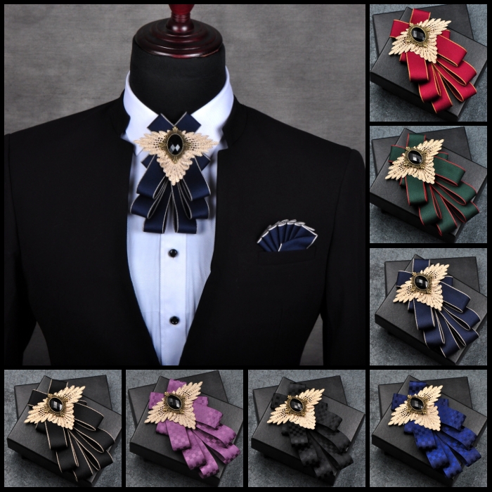 Women Jewelry Accessories For Black Dress - Noeud papillon à carreaux rétro pour