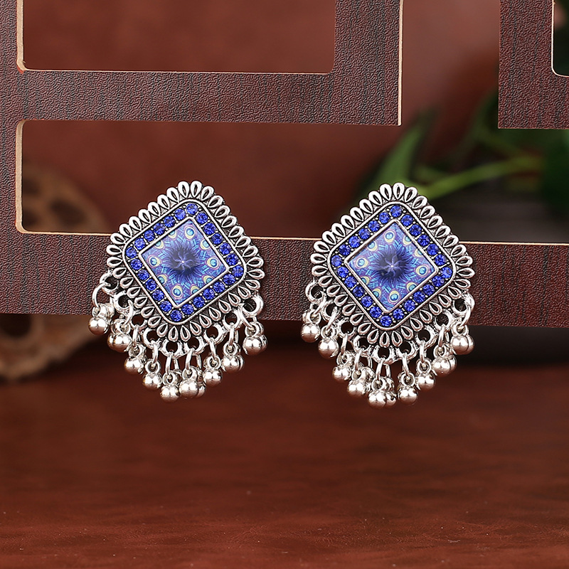 Tassel Earrings Boho - Boucles d'oreilles ethniques Vintage en alliage