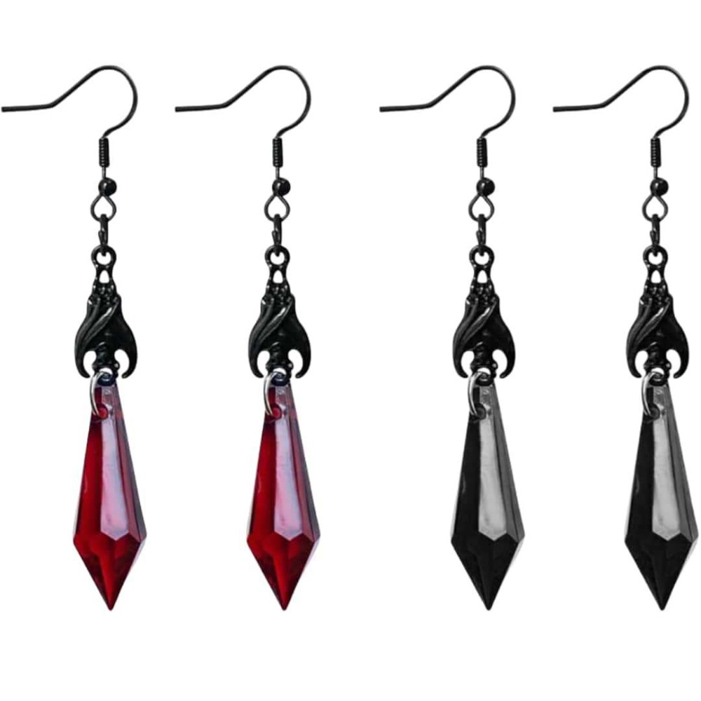 Women'S Vampire Accessories - Boucles d'oreilles pendantes gothiques en forme