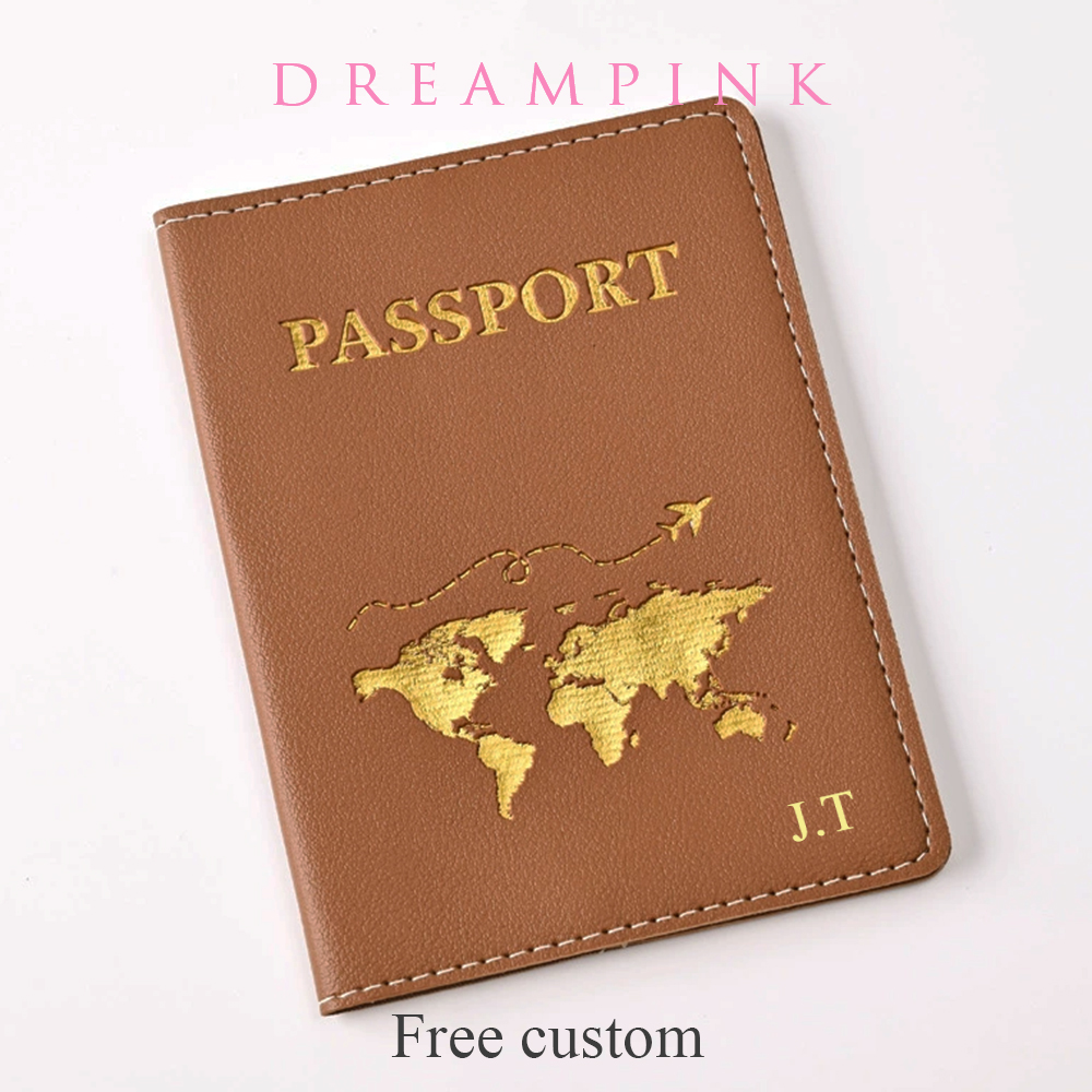 Women Accessories Name - Couverture de passeport personnalisée avec nom