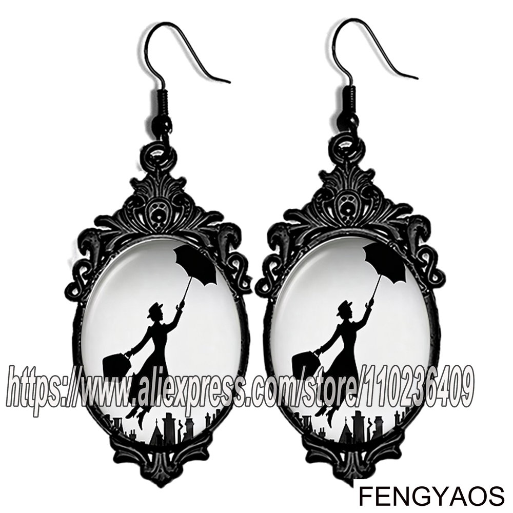 Women Jewelry Accessories For Black Dress - Nouvelles boucles d'oreilles pendantes noires Mary