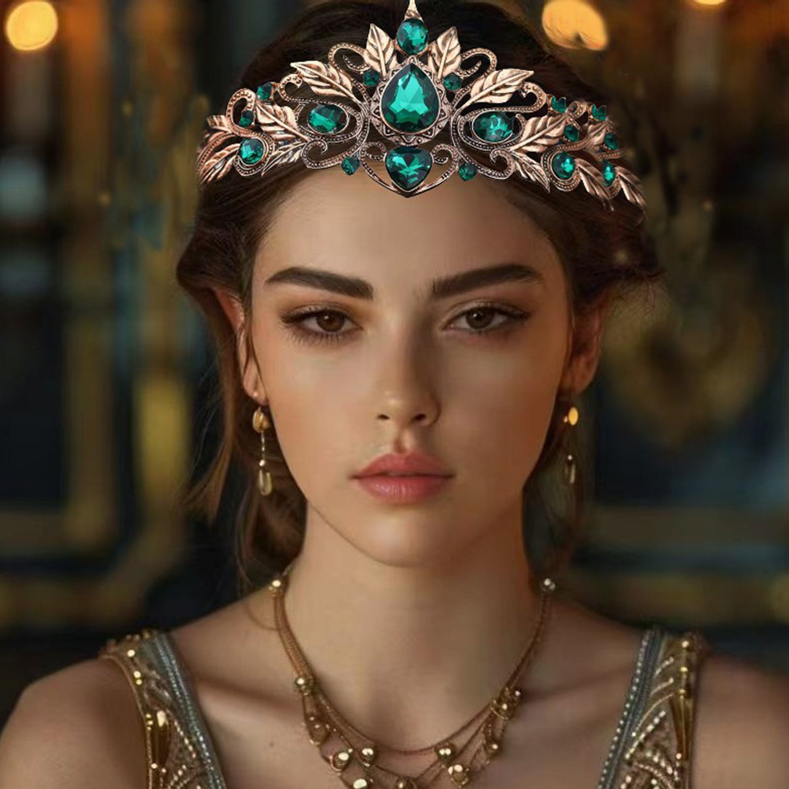 Women'S Wedding Accessories - Couronne de cheveux ronde de style