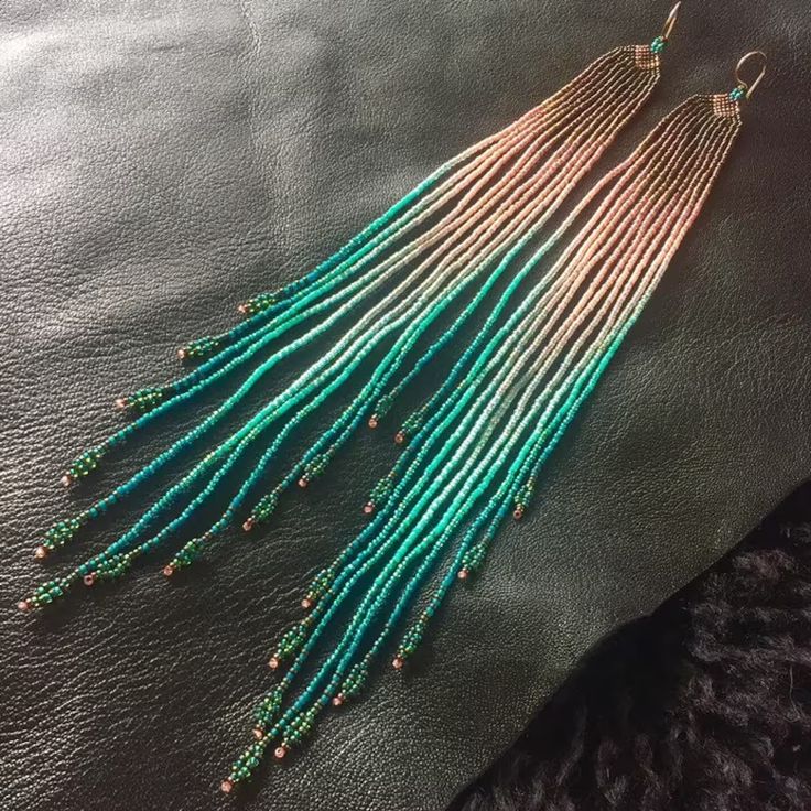 Tassel Earrings Boho - Boucles d'oreilles en perles de riz,