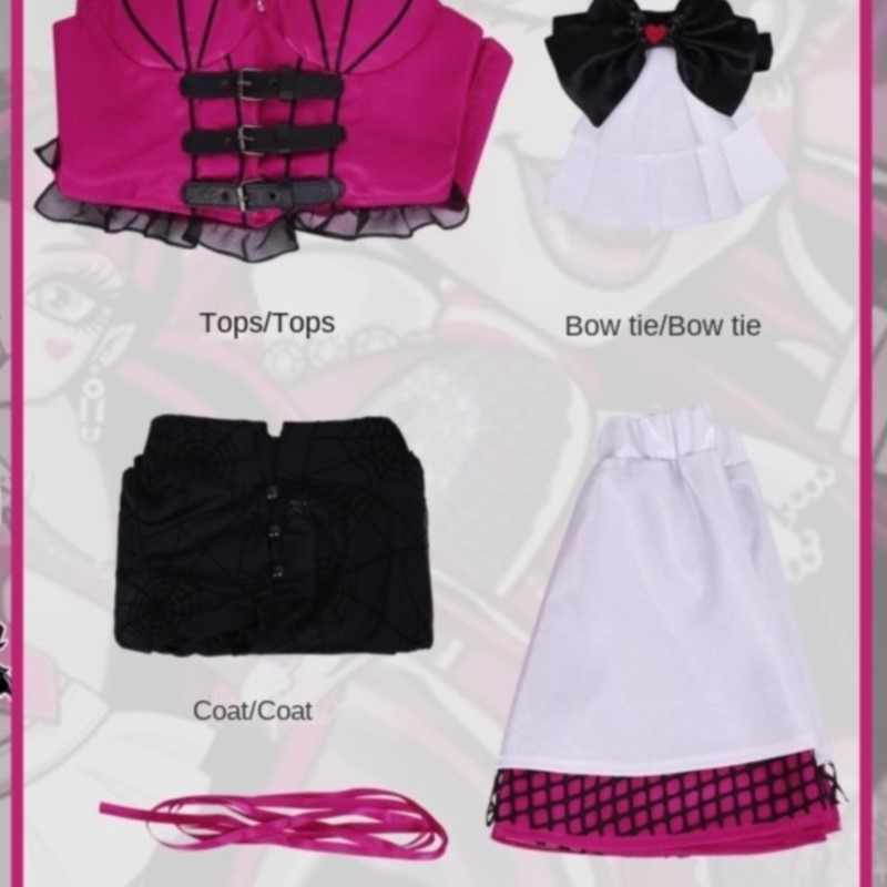Women'S Vampire Accessories - Costumes de cosplay Anime Vampir Draculaura,