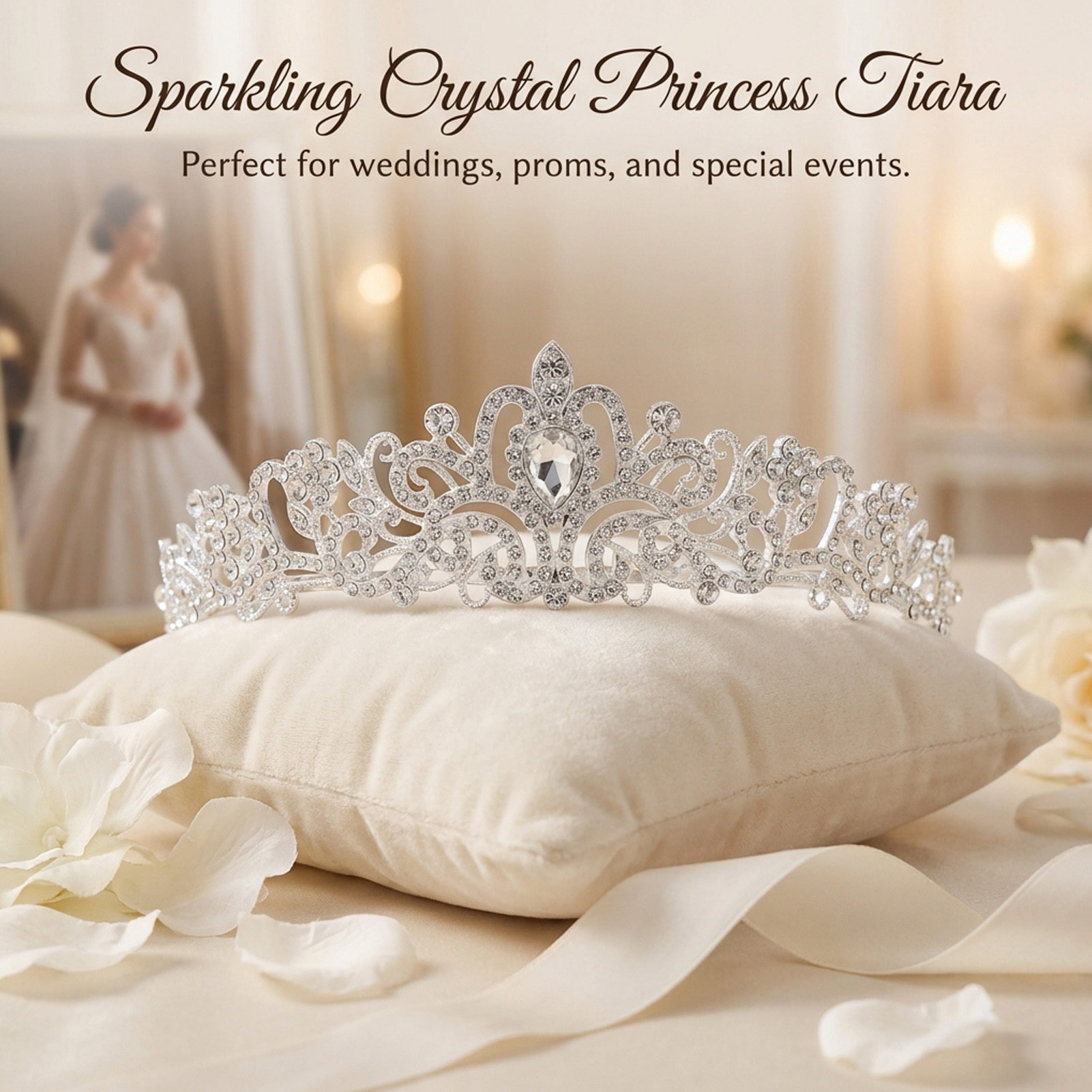 Couronne de mariée élégante, d - Women'S Accessories And Jewelry avis et prix