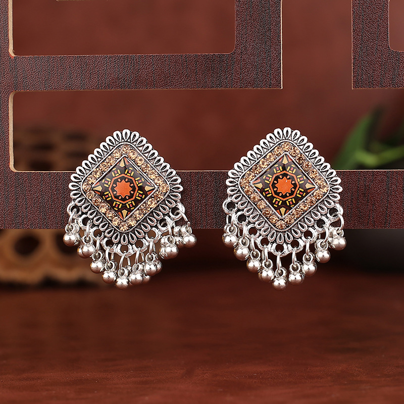 Boucles d'oreilles ethniques V - Tassel Earrings Boho avis et prix
