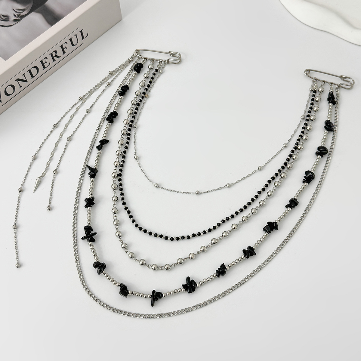 Broche longue en cristal style - Women'S Accessories And Jewelry avis et prix
