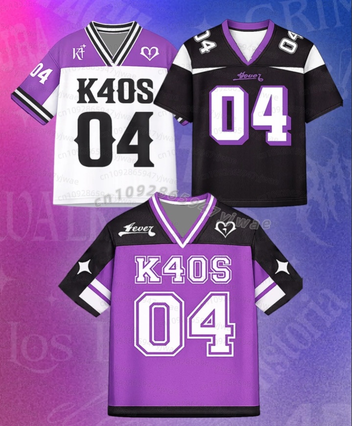 Maillot de football violet K4O - Women Accessories Name avis et prix