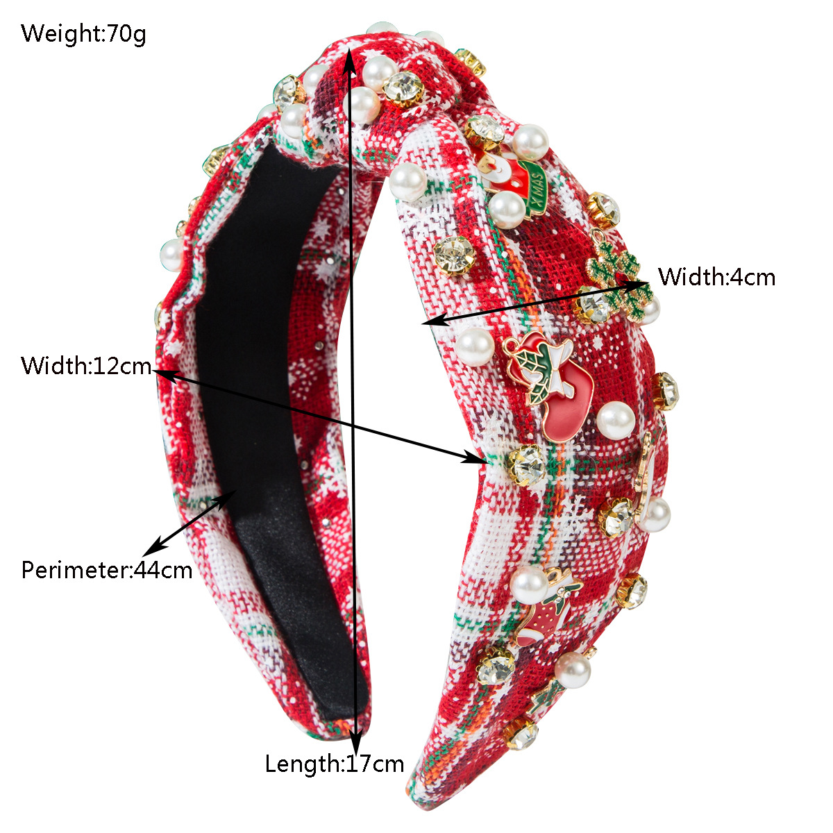 Serre-tête à carreaux style br - Women'S Accessories Rainbow Shops avis et prix