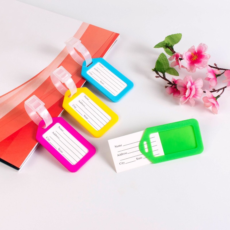 Étiquettes de bagage en plasti - Women Accessories Name avis et prix