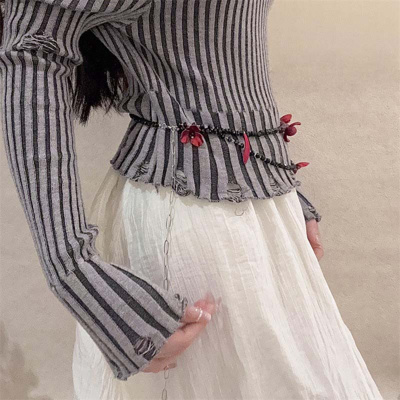 Chaîne de taille Vintage à fle - Women Jewelry Accessories For Black Dress avis et prix