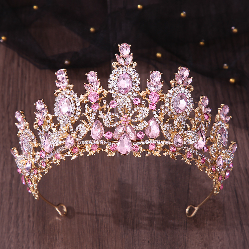 Tiare de mariée baroque en cri - Women Jewelry Accessories For Black Dress avis et prix