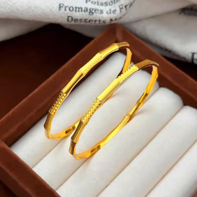 Bracelet en or 24 carats AU999 - Women Accessories Meaning avis et prix