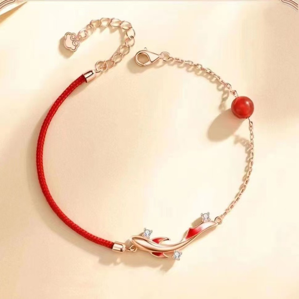Bracelet élégant en fil rouge, - Women Accessories Meaning avis et prix