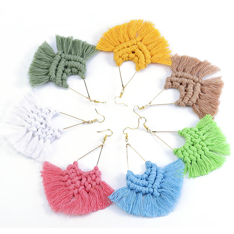 Boucles d'oreilles bohèmes fai - Tassel Earrings Boho avis et prix