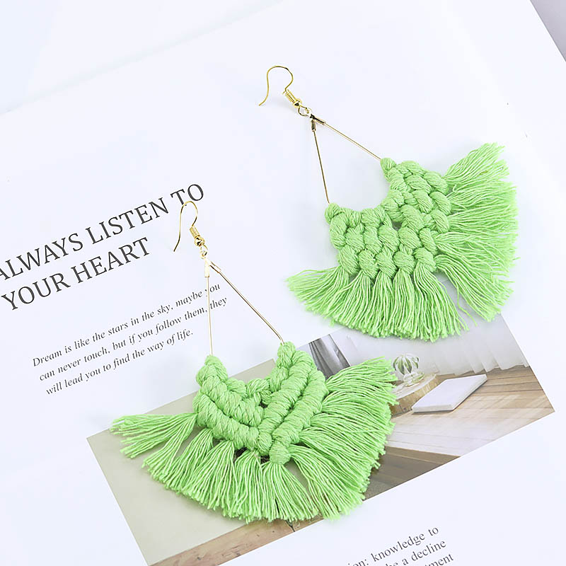 Boucles d'oreilles bohèmes fai - Tassel Earrings Boho avis et prix