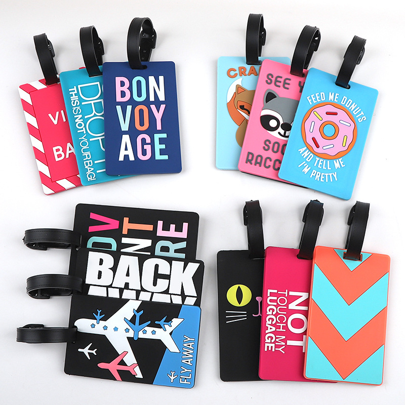 Étiquette de bagage en PVC ave - Women Accessories Name avis et prix