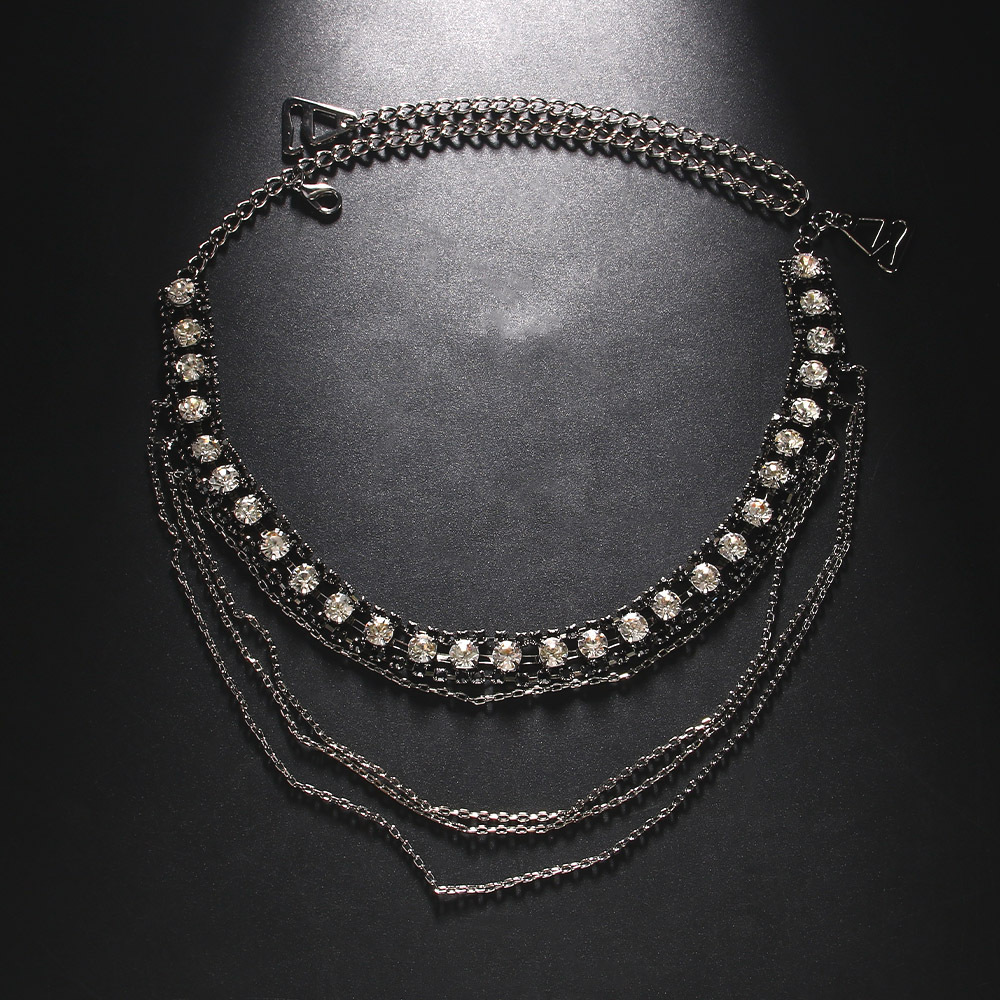 Stonefans-Layered Strap for Wo - Women Jewelry Accessories For Black Dress avis et prix