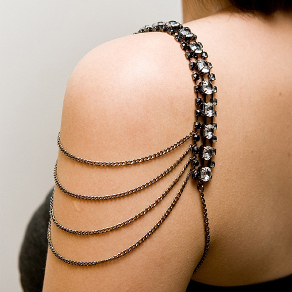 Stonefans-Layered Strap for Wo - Women Jewelry Accessories For Black Dress avis et prix