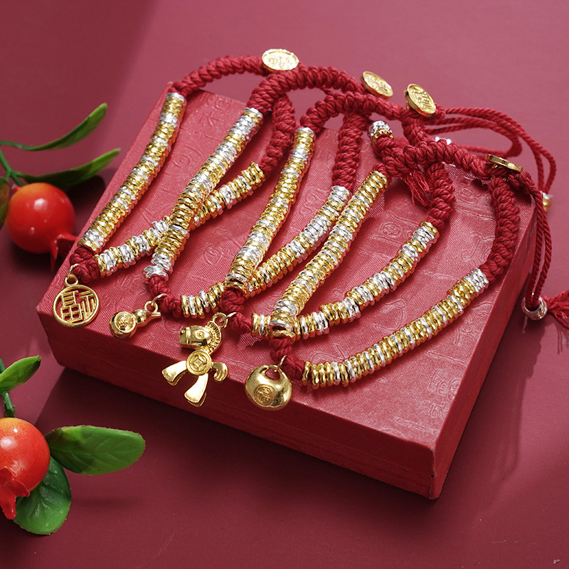 Bracelet en corde tissée à la  - Women Accessories Meaning avis et prix