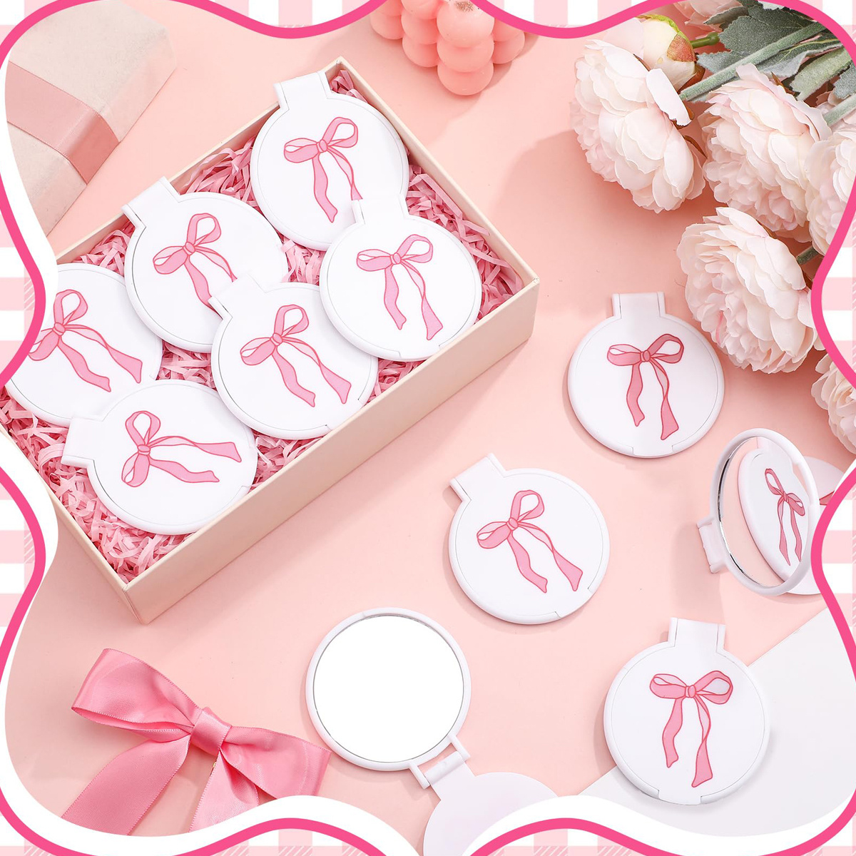 5 ensembles de mini miroirs de - Women'S Vanity Accessories avis et prix