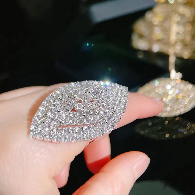 Bague en forme d'oeil en stras - Women Jewelry Accessories For Black Dress avis et prix