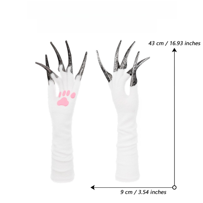Gants longs gothiques d'Hallow - Women'S Vampire Accessories avis et prix