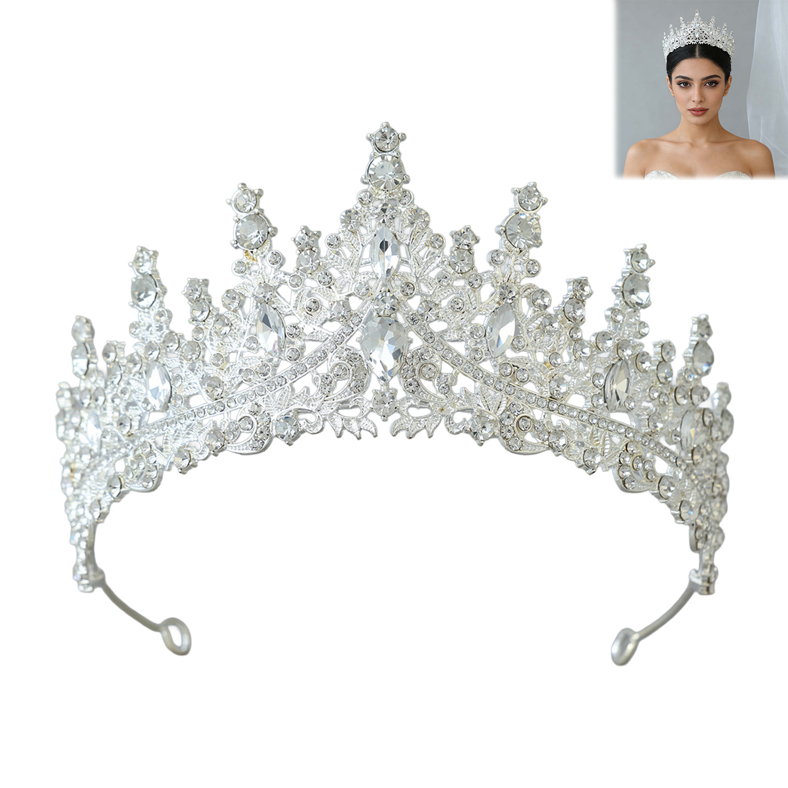 Couronne de mariée scintillant - Women'S Accessories And Jewelry avis et prix