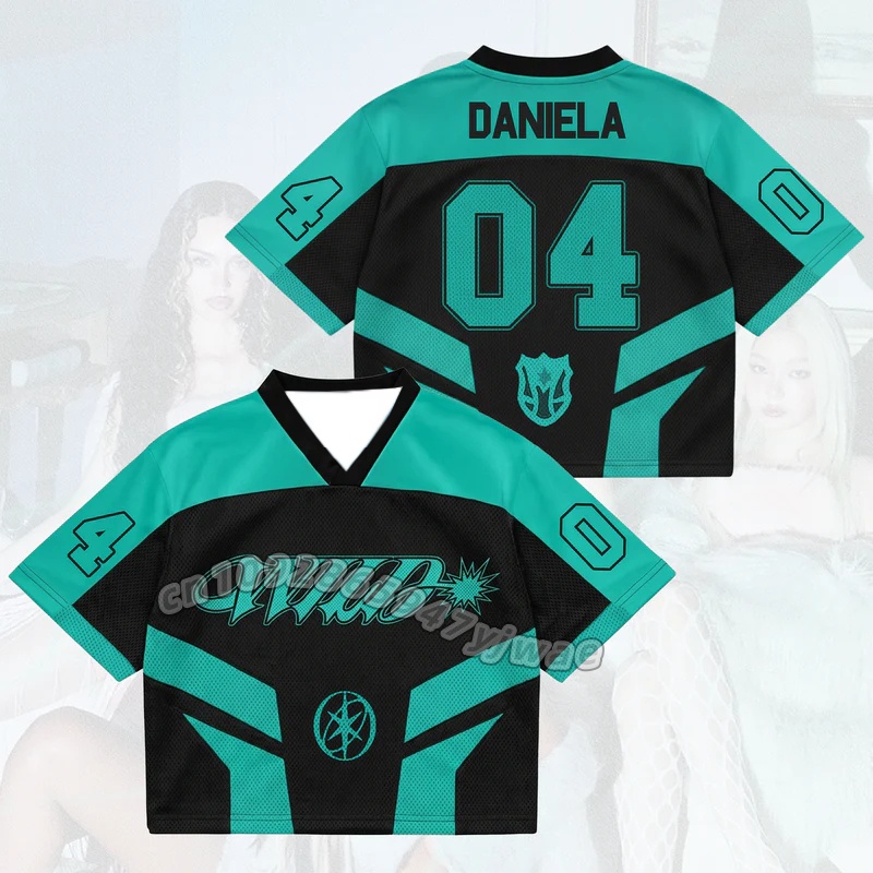 2026 T-shirt en maille à manch - Women Accessories Name avis et prix